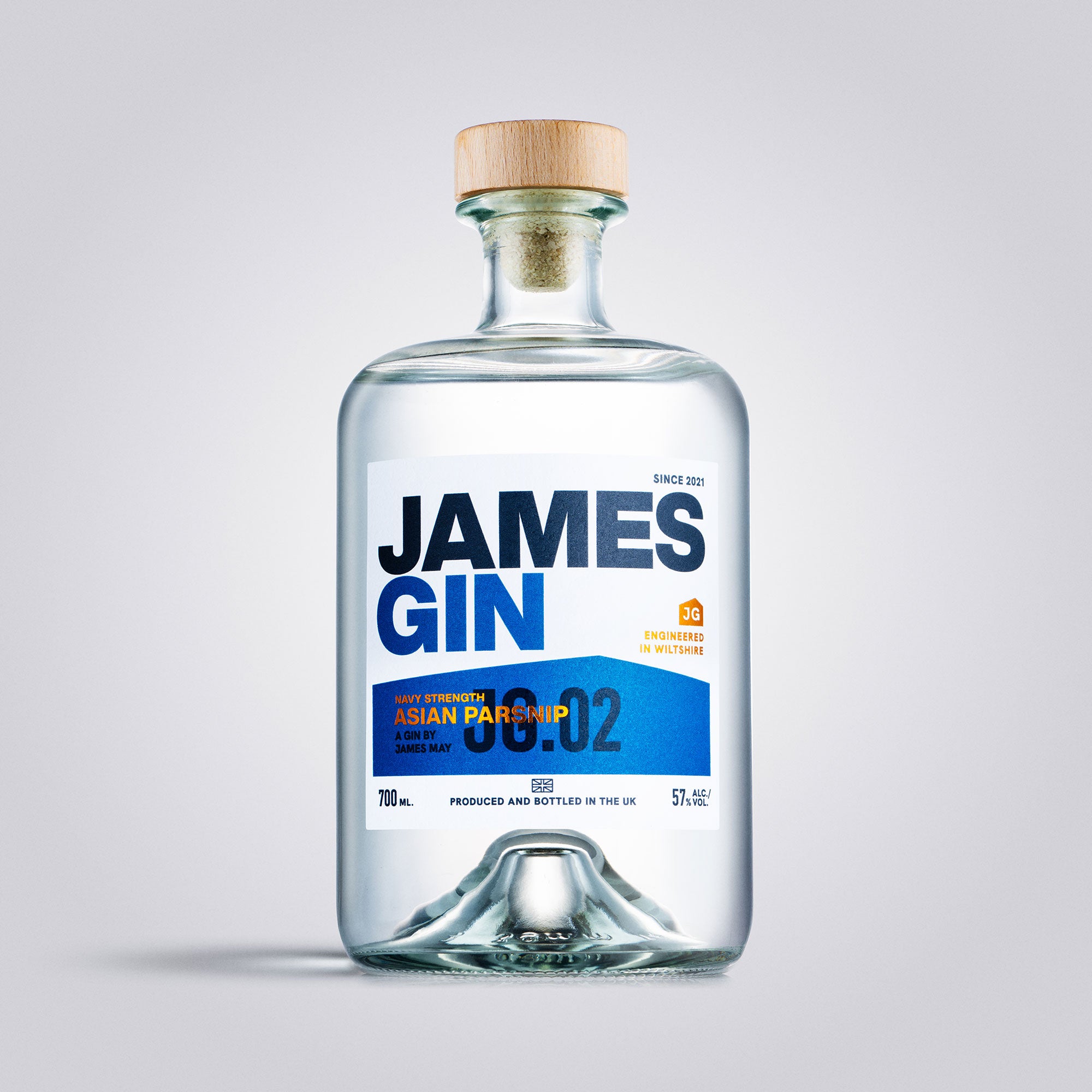Navy Strength Asian Parsnip Gin | JG.02 | Gin by James May | James Gin