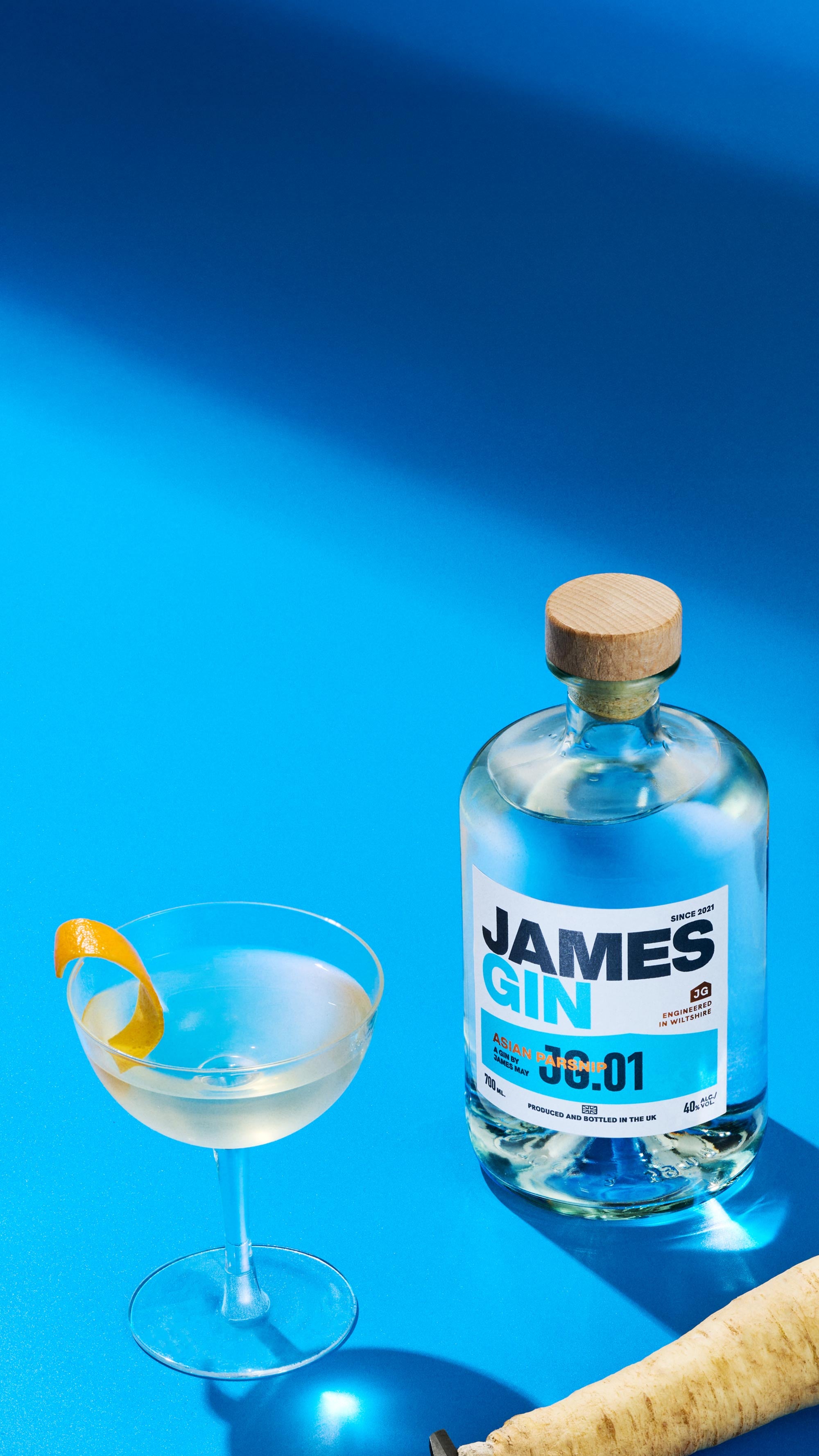 James Gin Asian Parsnip | Award Winning Gin by James May