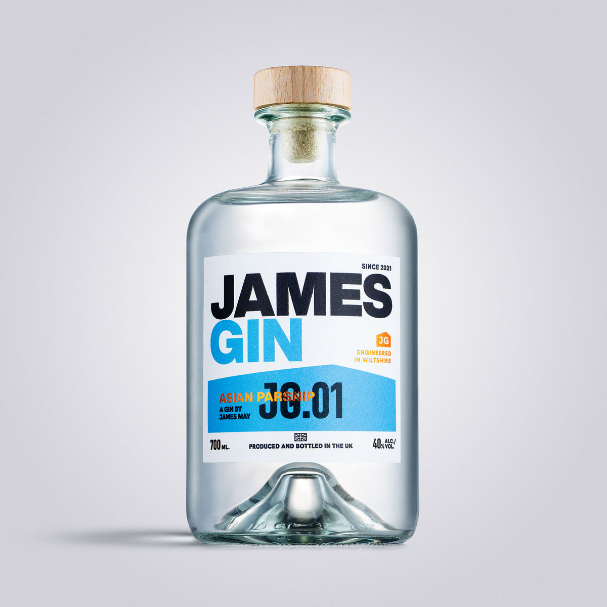 Bottle of Asian Parsnip Gin | James Gin US | Award Winning Gin by James May